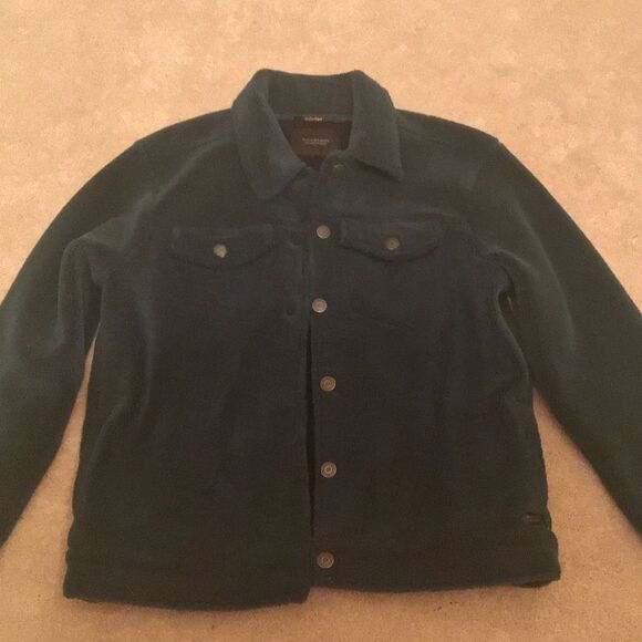 Scotch & Soda Rent The Runway Green Short Teddy Utility Jacket - Picture 5 of 8